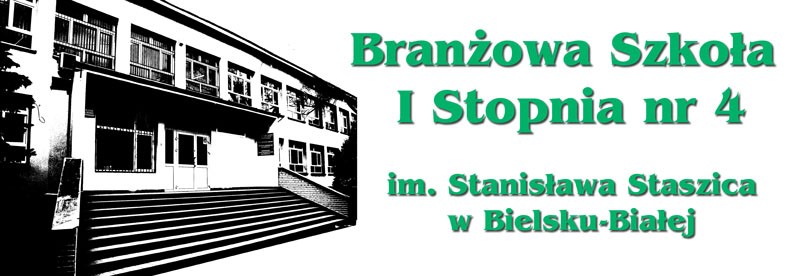 Logo szkoły Branżowa Szkoła I Stopnia nr 4 im. Stanisława Staszica